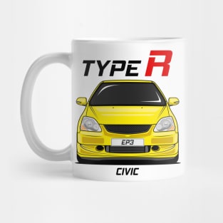 Civic EP3 Type R Yellow Mug